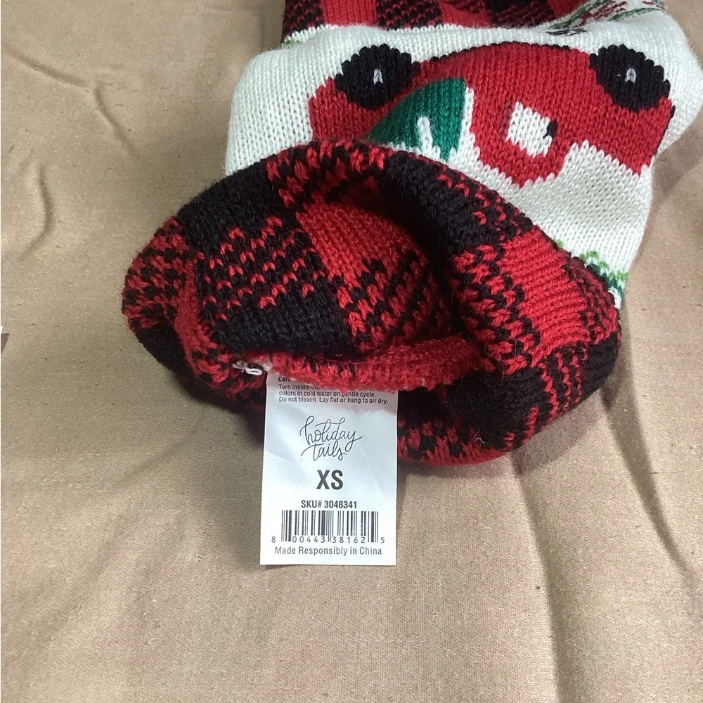 NWOT Petco Holiday Tails Yuletide Ride Dog Sweater XS